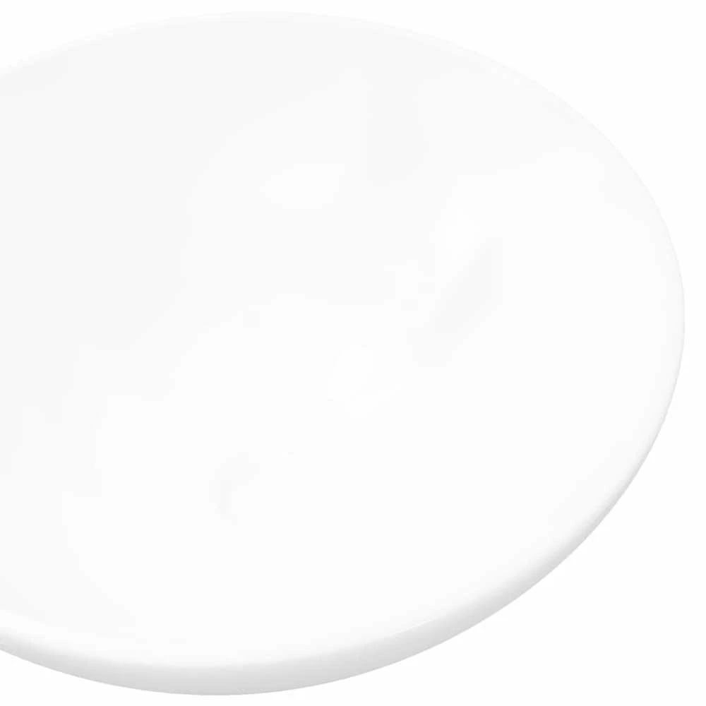 Keramikinis Vonios Praustuvas, Apvalus, Baltas