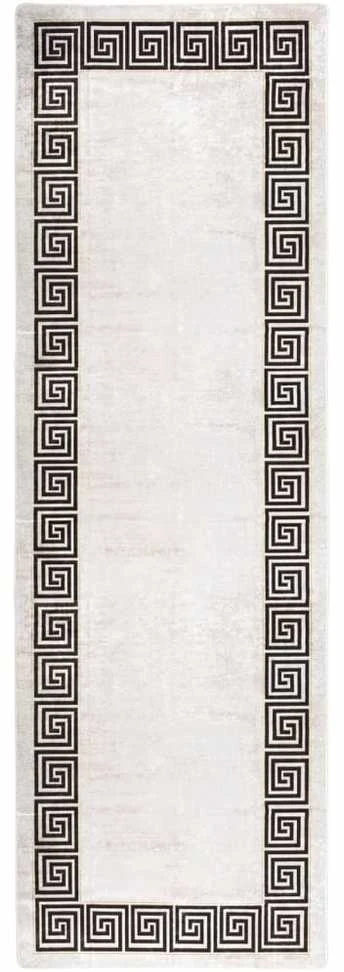 Kilimas, šviesus smėlio, 80x300cm, neslystantis, skalbiamas