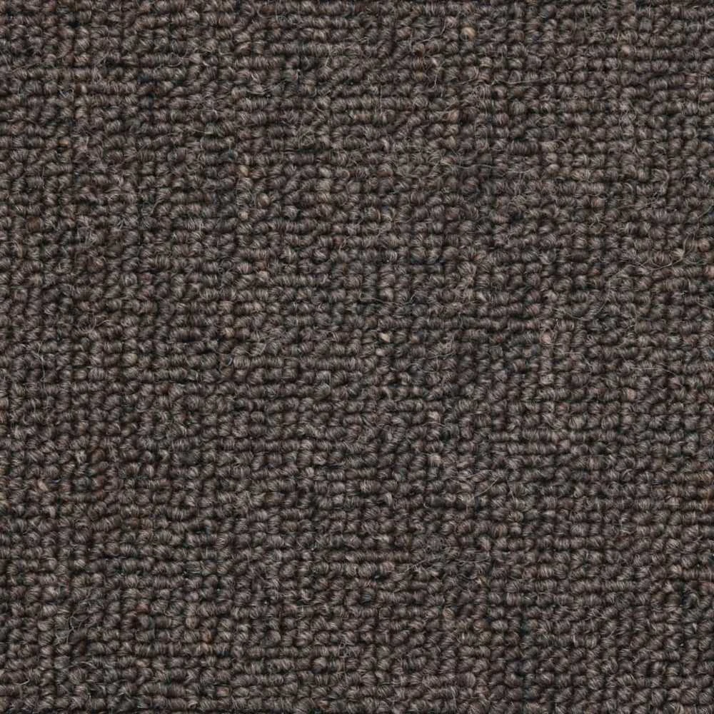 Kilimėliai laiptams, 15vnt., rudos kavos spalvos, 65x24x4cm
