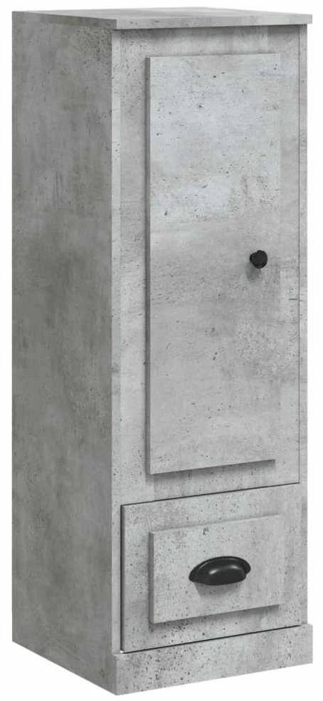 Komoda, betono pilka, 36x35,5x103,5cm, apdirbta mediena