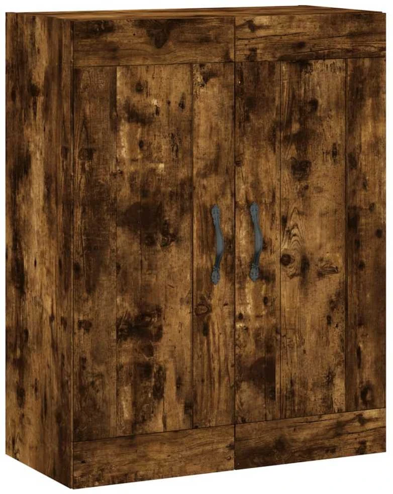 Komoda, dūminio ąžuolo spalvos, 69,5x34x180cm, apdirbta mediena