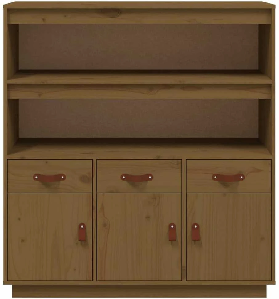 Komoda, medaus ruda, 100x40x108,5cm, pušies medienos masyvas