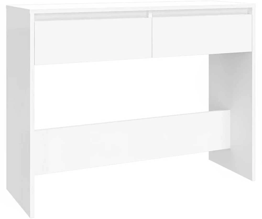 Konsolinis staliukas, baltas, 100x35x76,5cm, apdirbta mediena