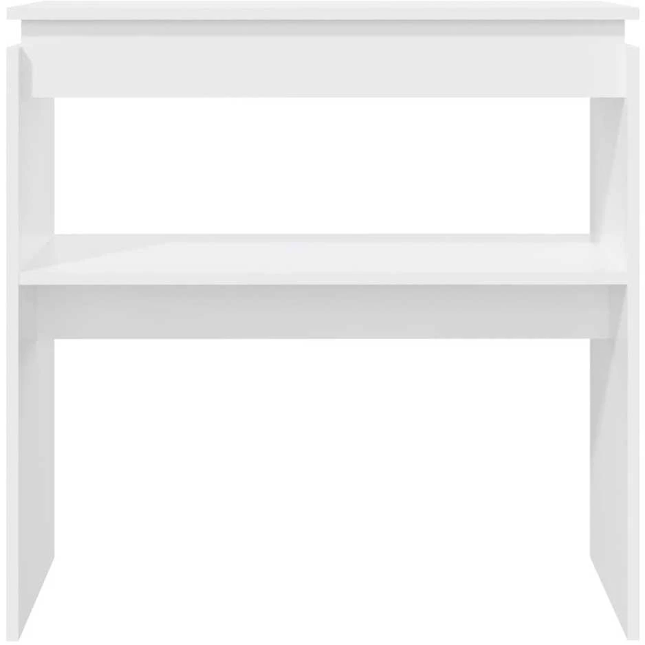 Konsolinis staliukas, baltas, 80x30x80cm, apdirbta mediena