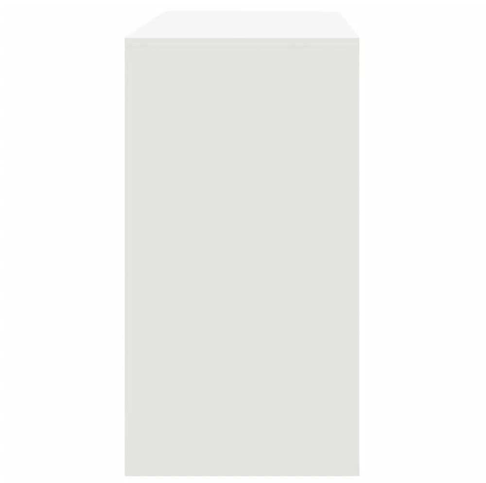 Konsolinis staliukas, baltos spalvos, 89x41x76,5cm, plienas