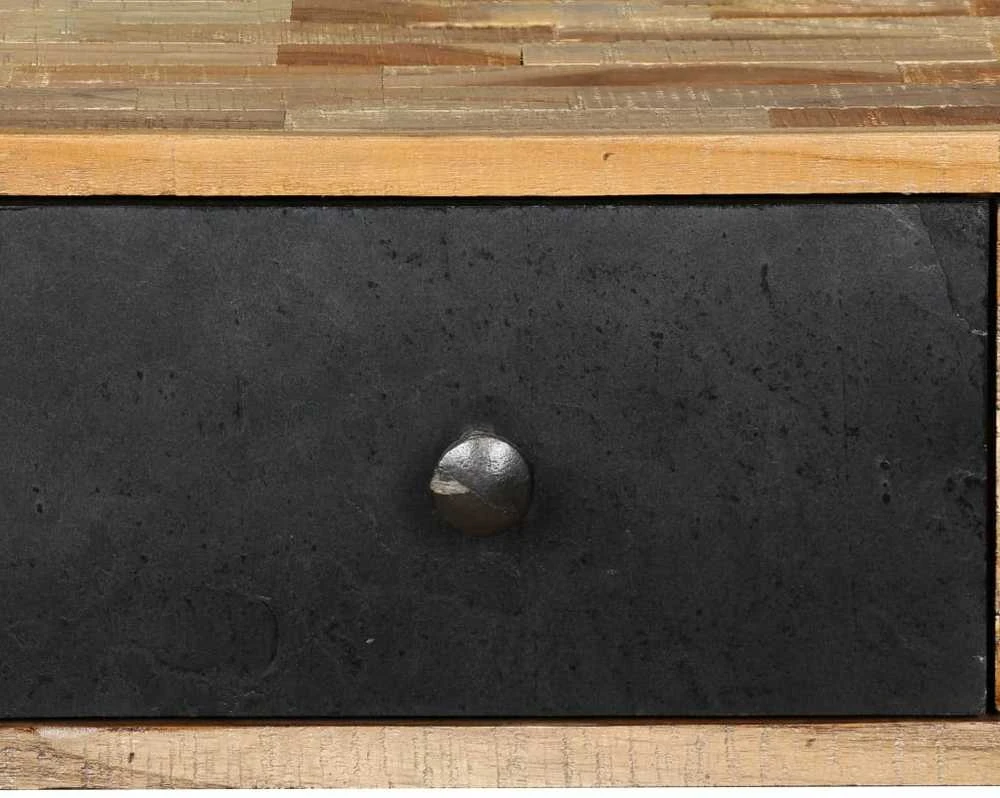 Konsolinis staliukas, kietas perdirbtas tikmedis, 120x30x76cm