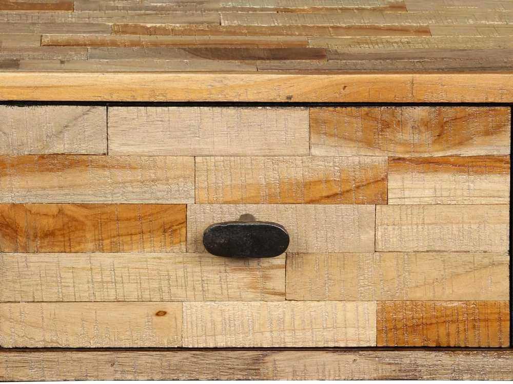 Konsolinis staliukas, kietas perdirbtas tikmedis, 120x30x76cm