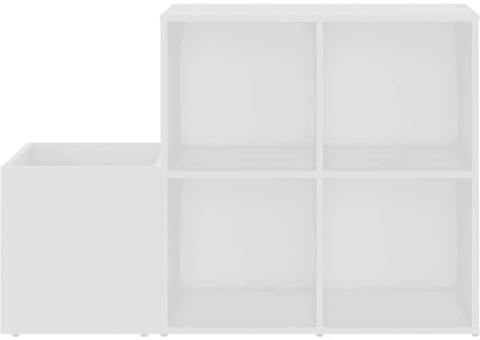 Koridoriaus spintelė batams, balta, 105x35,5x70cm, mediena