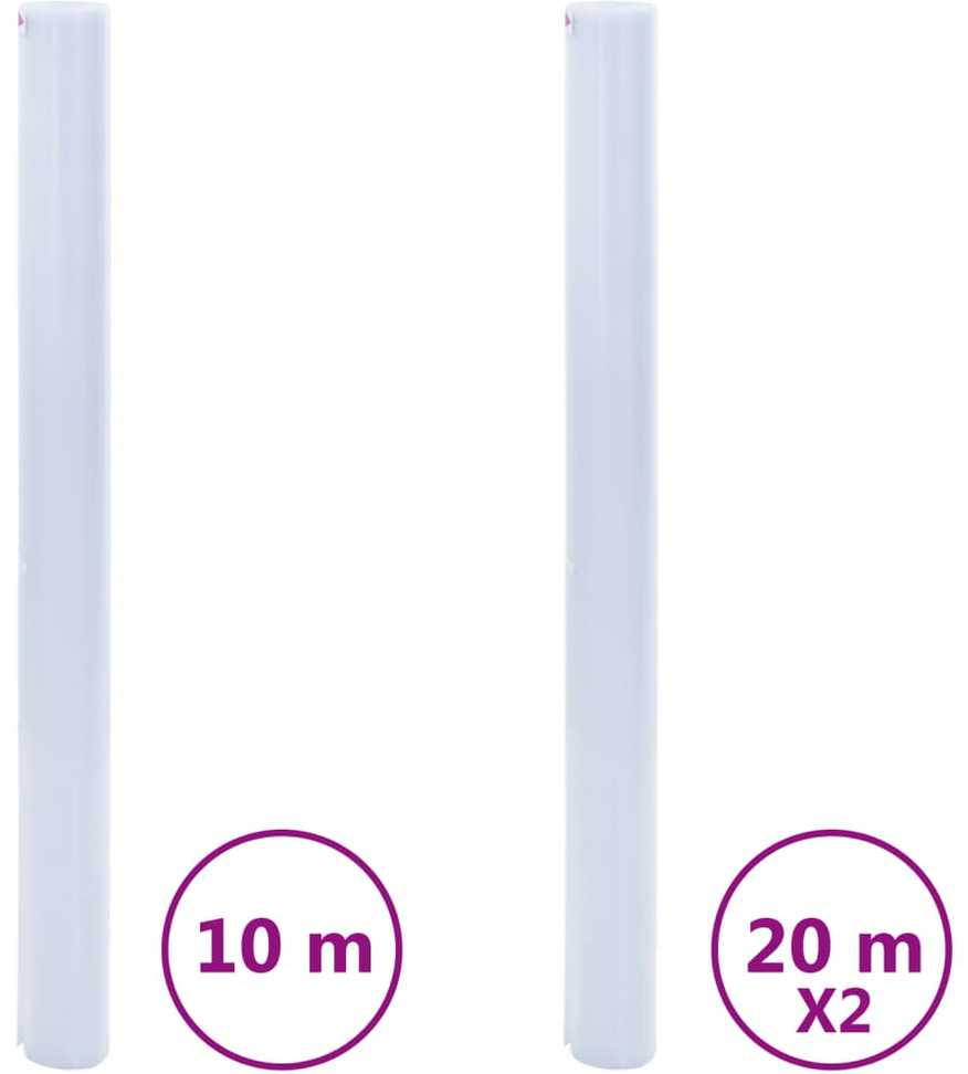 Langų plėvelės, 3vnt., skaidri pilka, PVC, statinė, matinė