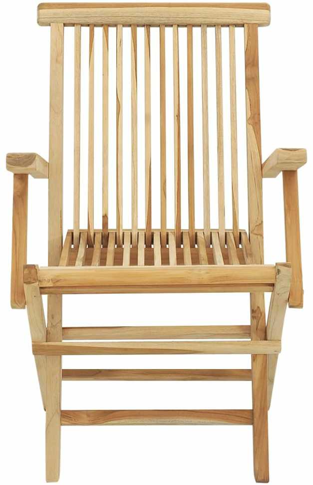 Lauko baldų komplektas Lauko valgomojo baldų komplektas, 5d., tikmedžio med. masyvas