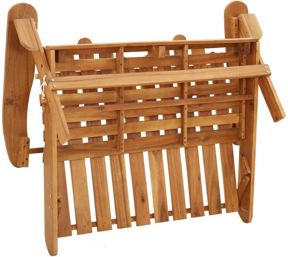 Lauko baldų komplektas Sodo adirondack komplektas, 2 dalių, akacijos medienos masyvas