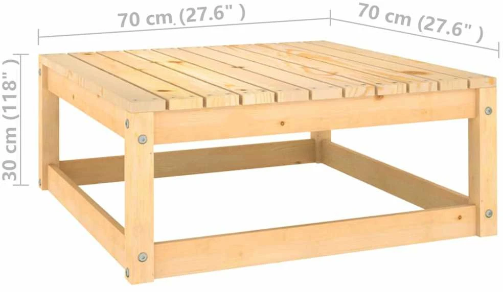 Sodo komplektas su pagalvėlėmis, 2 dalių, pušies masyvas