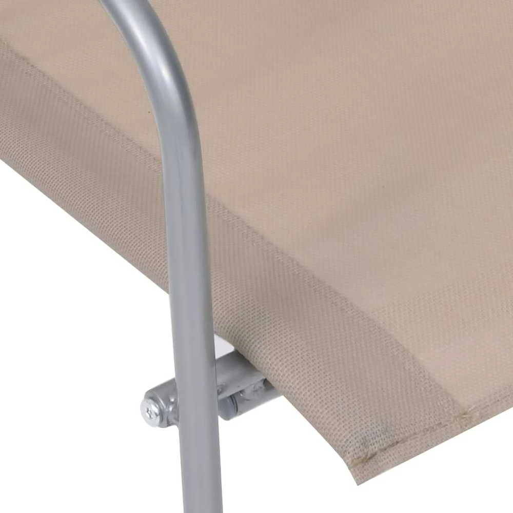 Lauko baldų komplektas Sodo poilsio komplektas, 4 dalių, taupe, audinys ir plienas