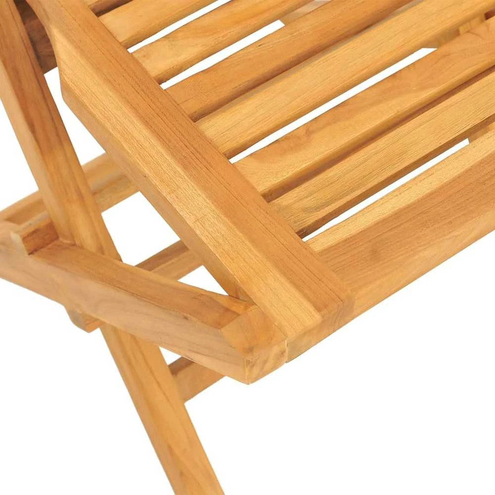 Lauko baldų komplektas Sodo valgomojo baldų komplektas, 7 dalių, tikmedžio masyvas