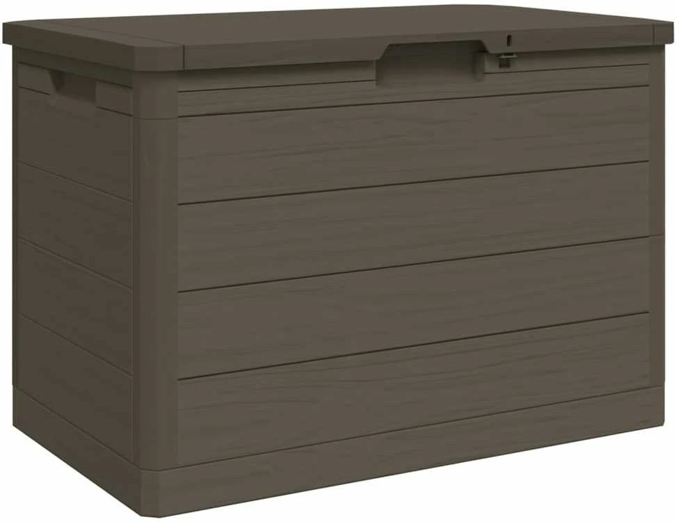 Lauko dėžė pagalvėlėms, ruda, 77,5x44,5x53cm, PP