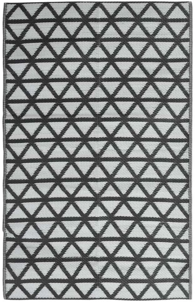 Lauko kilimas, juodos spalvos, 140x200cm, PP