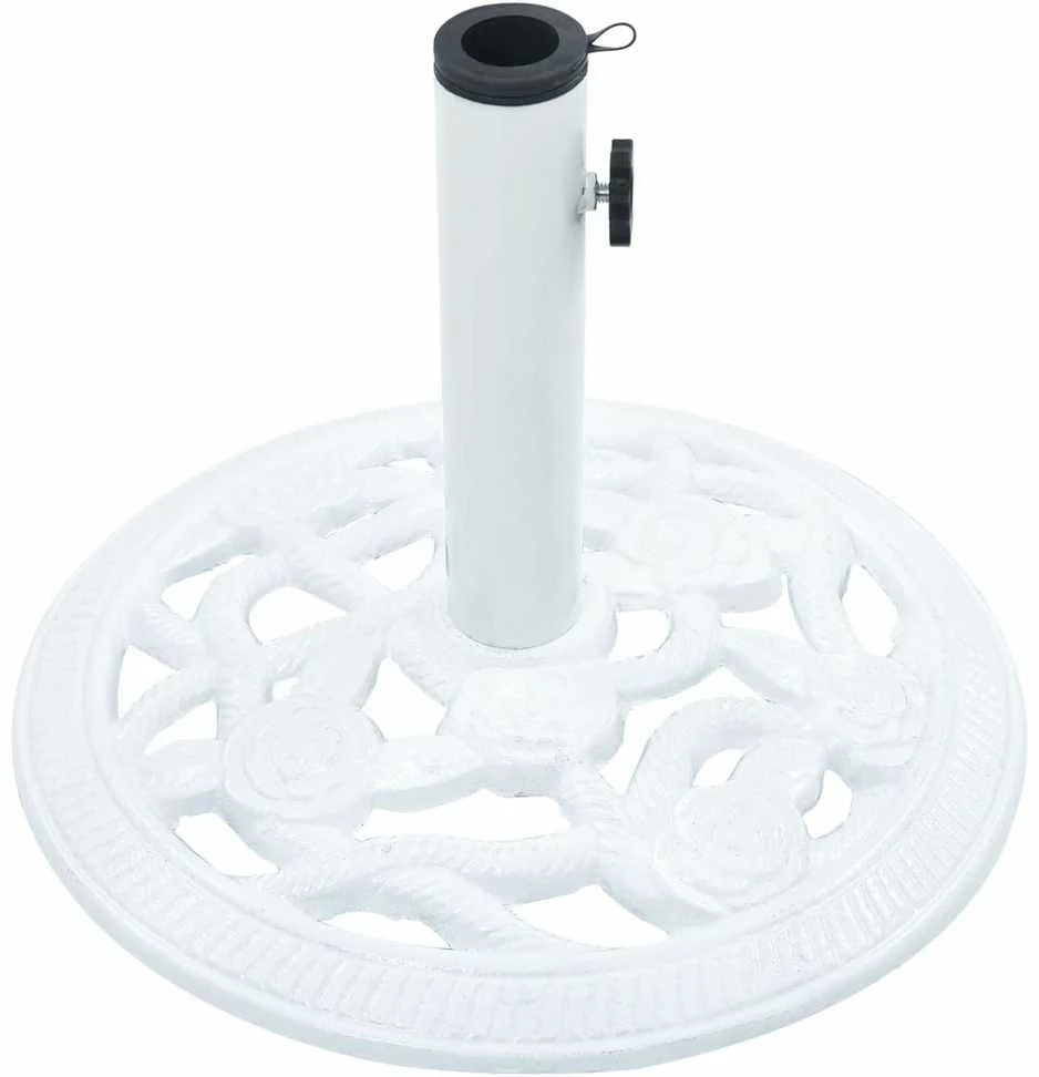Lauko skėčio pagrindas, baltos spalvos, 9kg, 40cm, ketus