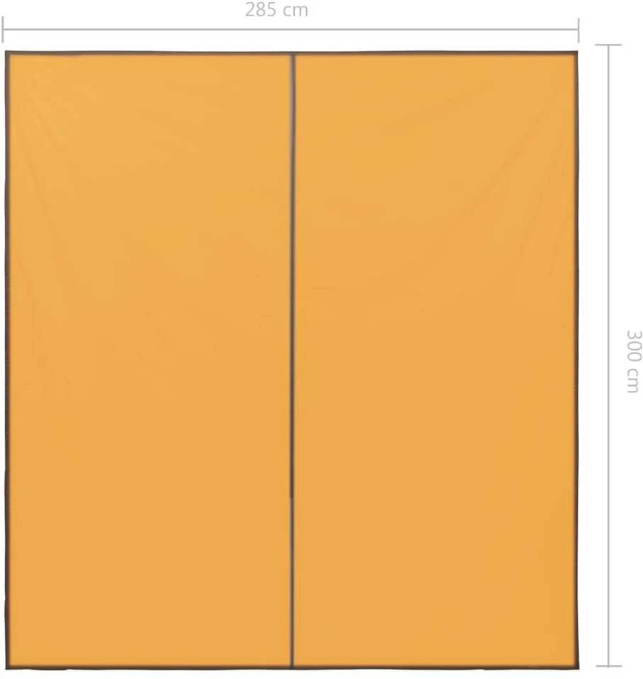 Lauko tentas, geltonos spalvos, 3x2,85m