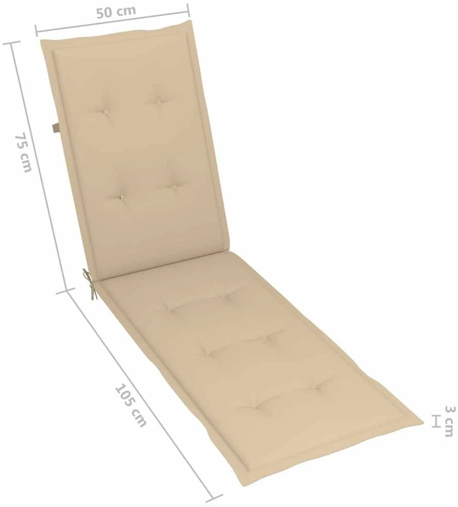 Sofa Lauko terasos kėdė su pakoja ir pagalvėle, akacijos masyvas
