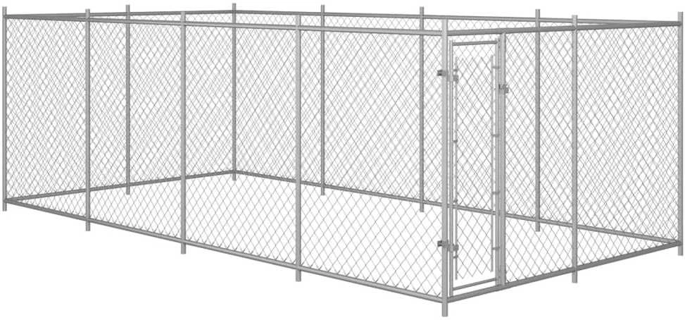 Lauko voljeras šunims, 7,6x3,8x1,9m