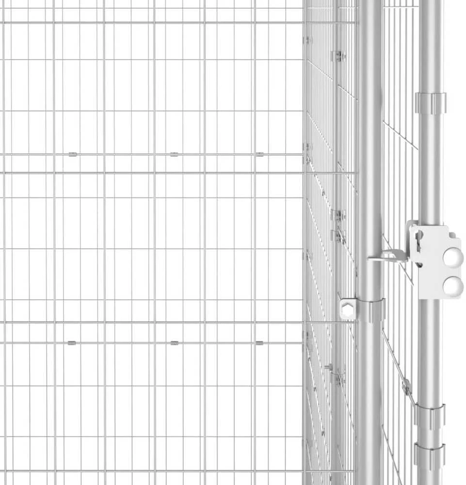 Lauko voljeras šunims, galvanizuotas plienas, 21,78m²