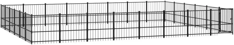 Lauko voljeras šunims, plienas, 45,16m²