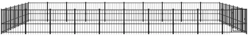 Lauko voljeras šunims, plienas, 65,86m²