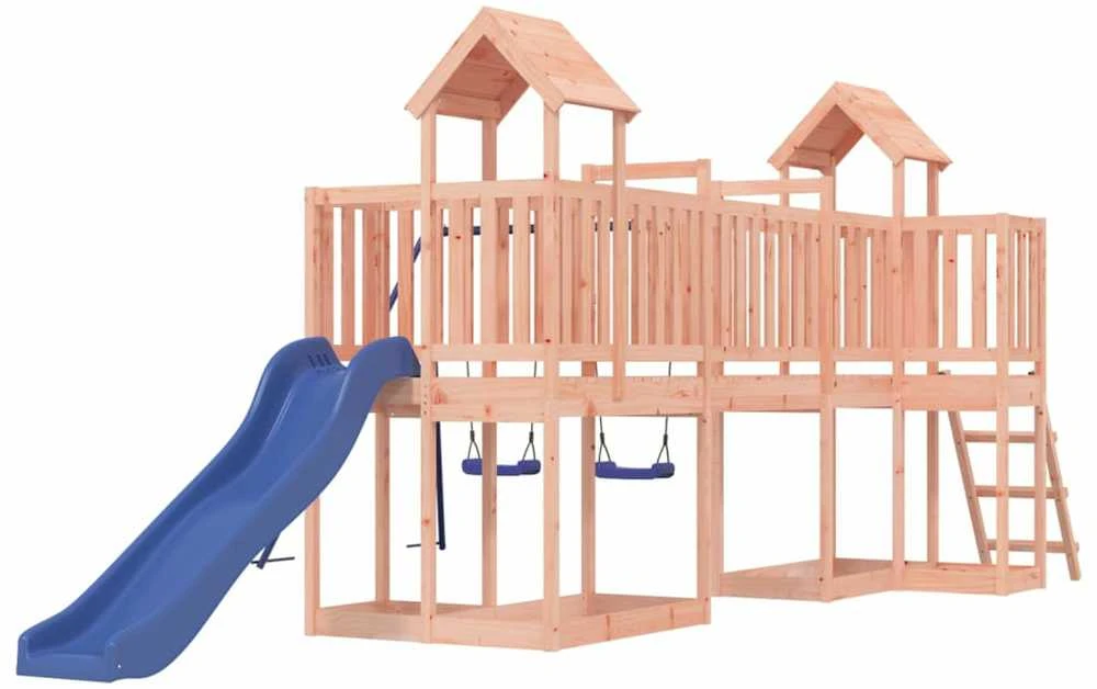 Lauko žaidimų aikštelės komplektas, douglas eglės masyvas