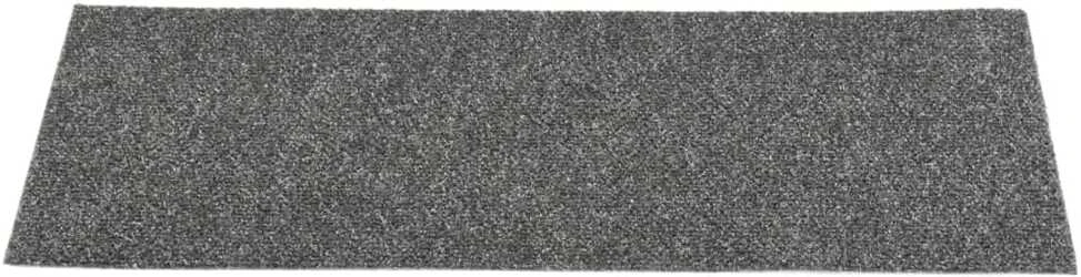 Lipnūs laiptų kilimėliai, 15vnt., antracito, 60x25cm