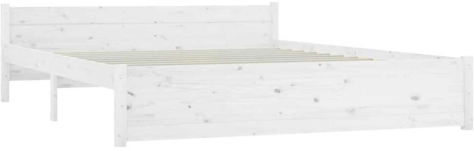 Lovos rėmas, baltas, 150x200cm, medienos masyvas, didelis