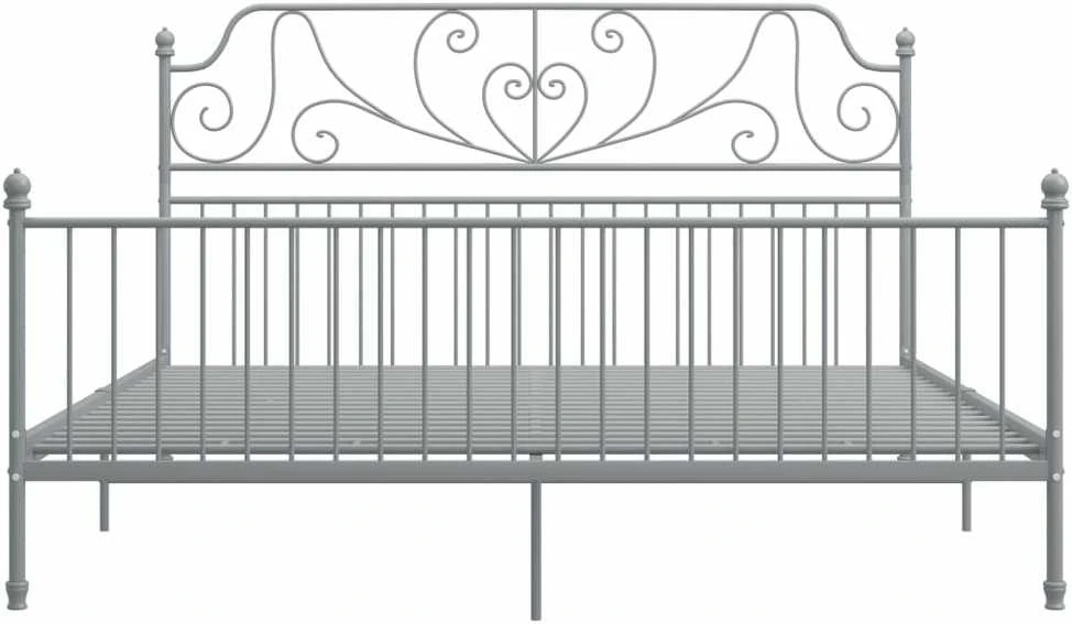 Lovos rėmas, pilkos spalvos, 200x200cm, metalas