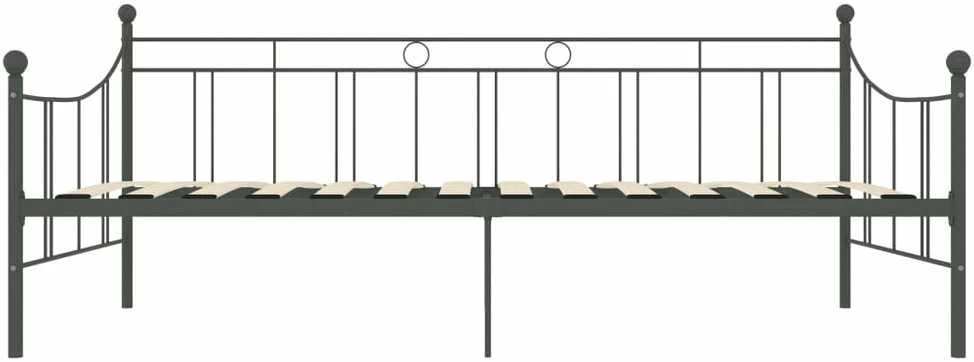 Lovos rėmas, pilkos spalvos, 90x200cm, metalas