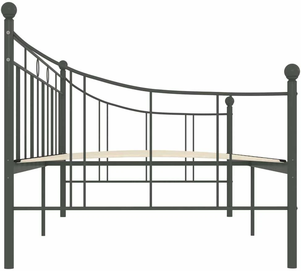 Lovos rėmas, pilkos spalvos, 90x200cm, metalas