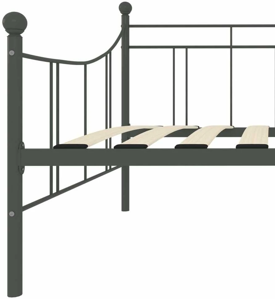 Lovos rėmas, pilkos spalvos, 90x200cm, metalas
