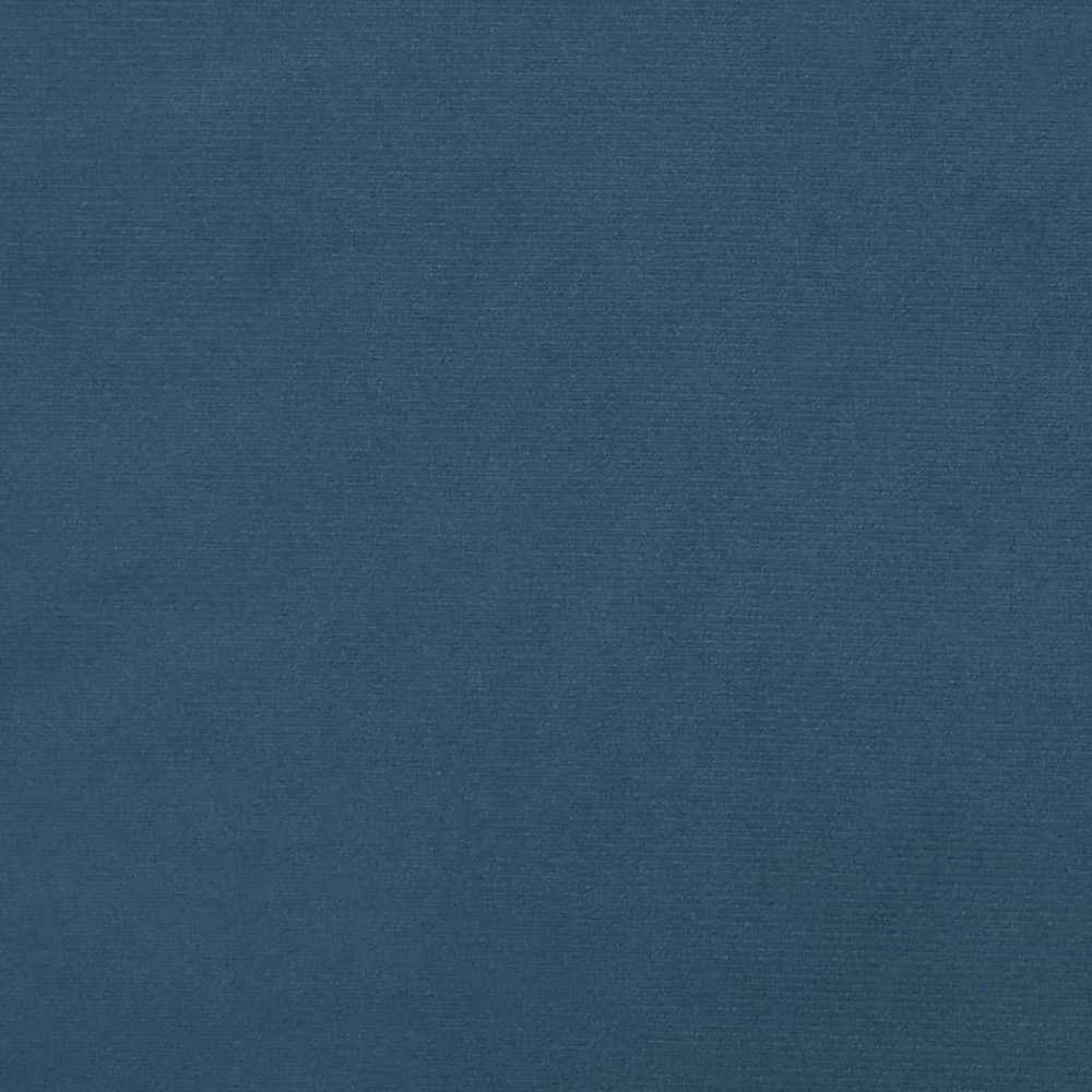 Lovos rėmas be čiužinio tamsiai mėlynas 140x200 cm aksomas