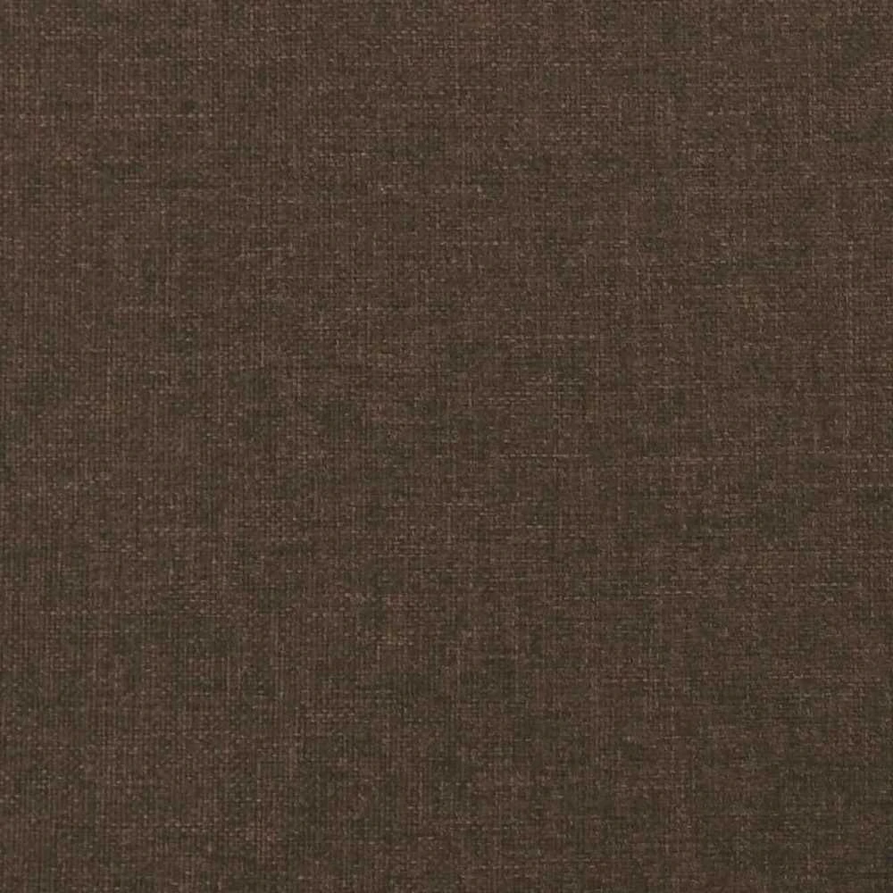 Lovos rėmas be čiužinio, tamsiai rudas, 140x200cm, audinys