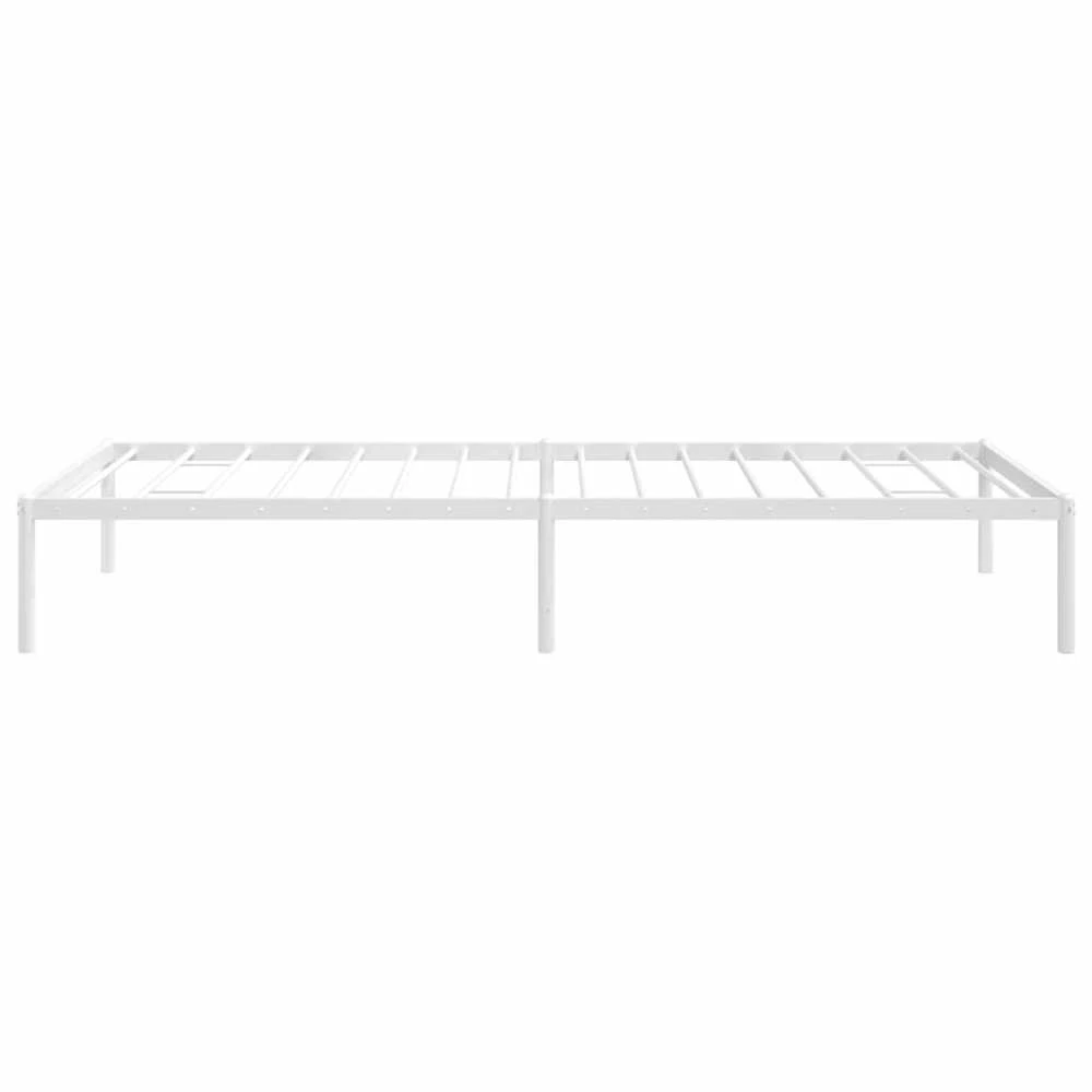 Metalinis lovos rėmas, baltos spalvos, 90x200cm