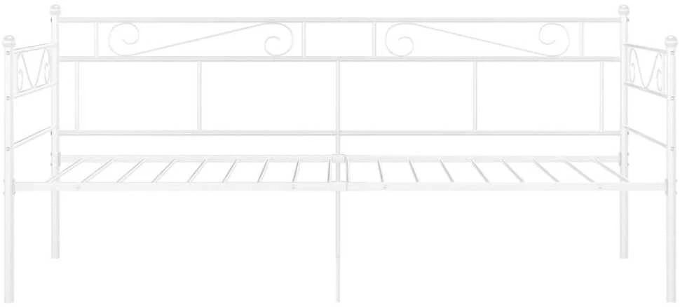 Sofos-lovos rėmas, baltos spalvos, 90x200cm, metalas