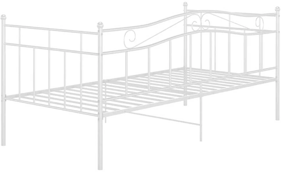 Sofos-lovos rėmas, baltos spalvos, 90x200cm, metalas