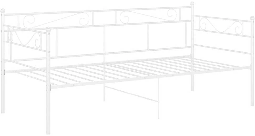 Sofos-lovos rėmas, baltos spalvos, 90x200cm, metalas