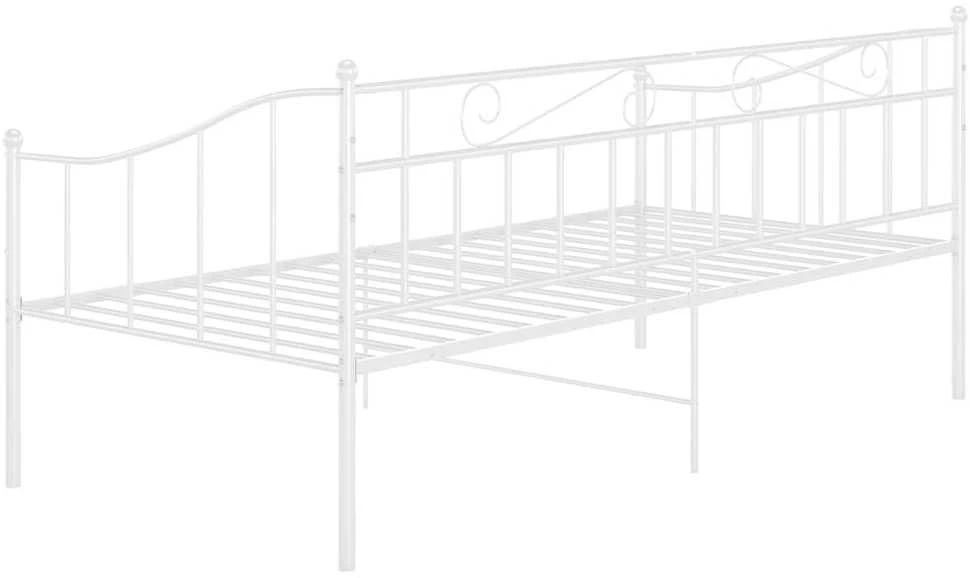 Sofos-lovos rėmas, baltos spalvos, 90x200cm, metalas