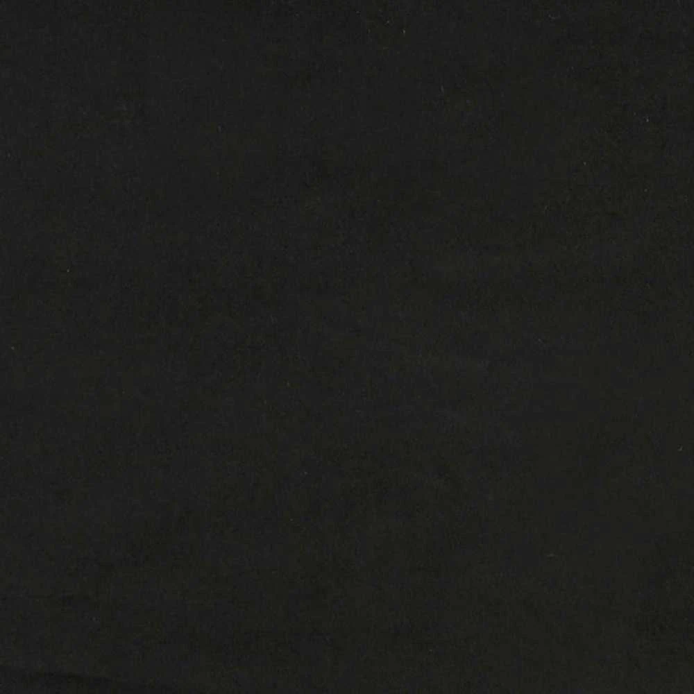 Lova su čiužiniu, juodos spalvos, 160x200cm, aksomas