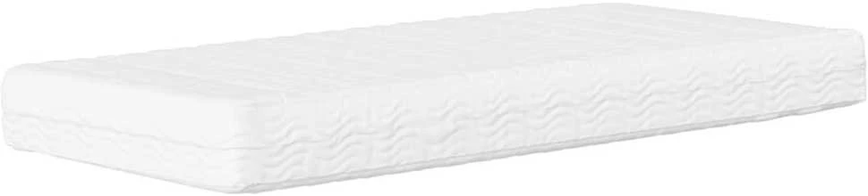 Lova su čiužiniu, tamsiai pilkos spalvos, 90x190cm, audinys