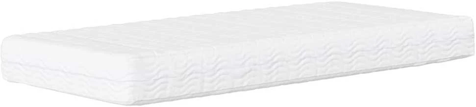 Lova su čiužiniu, taupe spalvos, 80x200cm, audinys