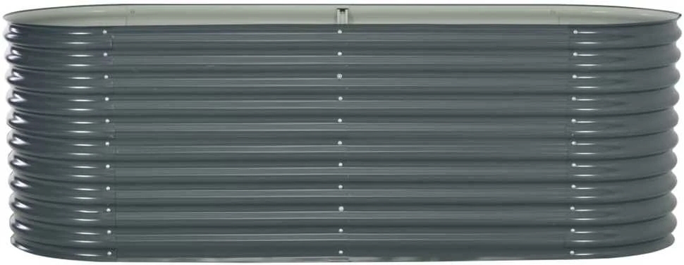 Lovelis, pilkas, 240x80x81cm, galvanizuotas plienas, aukštas