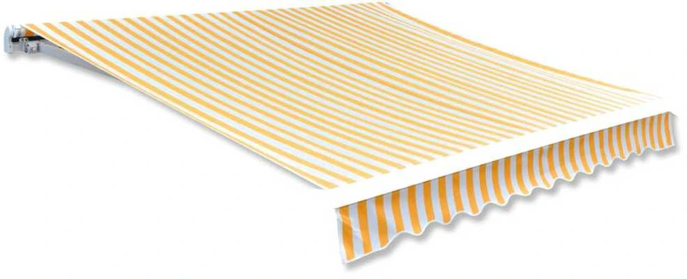 Markizės uždangalas, oranžinė ir balta, 500x300cm