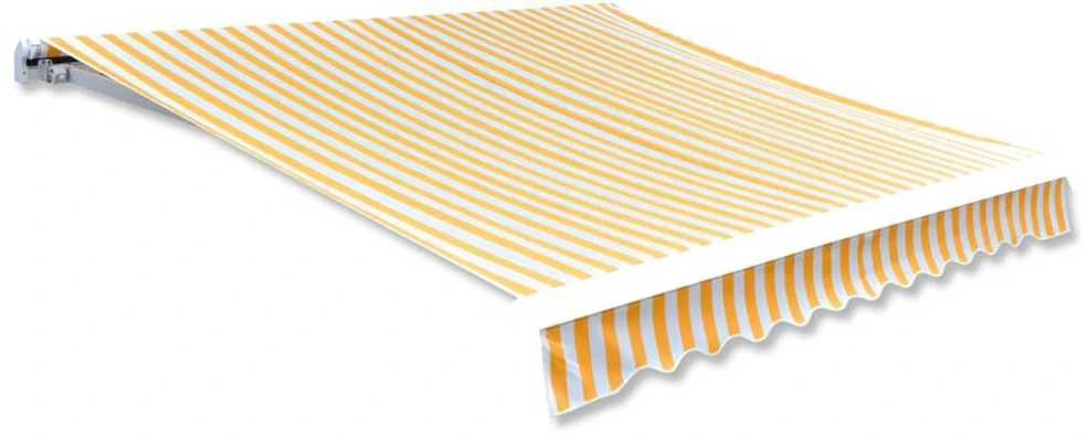 Markizės uždangalas, oranžinė ir balta, 350x250cm