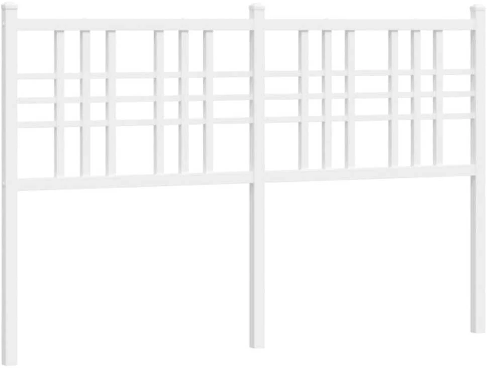 Metalinis galvūgalis, baltos spalvos, 120cm