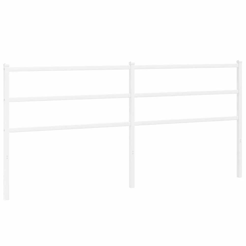 Metalinis galvūgalis, baltos spalvos, 200cm