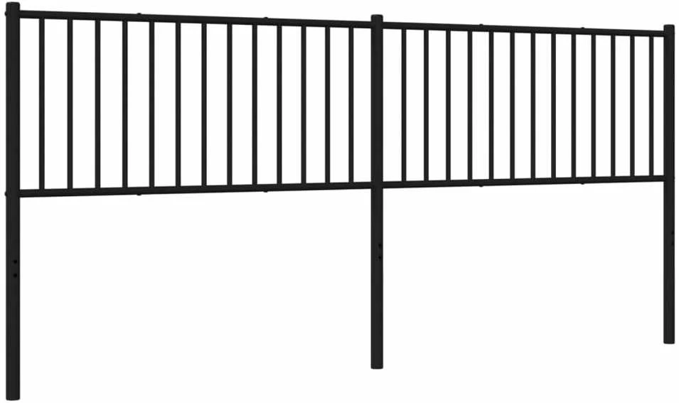 Metalinis galvūgalis, juodos spalvos, 200cm